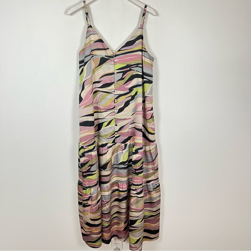 Ted Baker Warrenn spaghetti strap button down front maxi dress Size 10 Medium - Picture 2 of 7